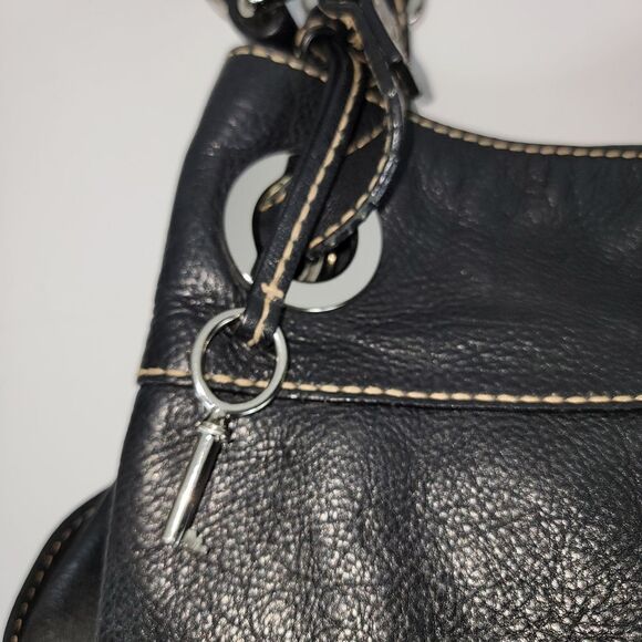 Fossil Black Leather Women's Shoulder Bag - Picture 8 of 12